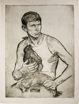 Лянглебен Моисей Вольфович. Чемпион Европы по боксу В. Быстров